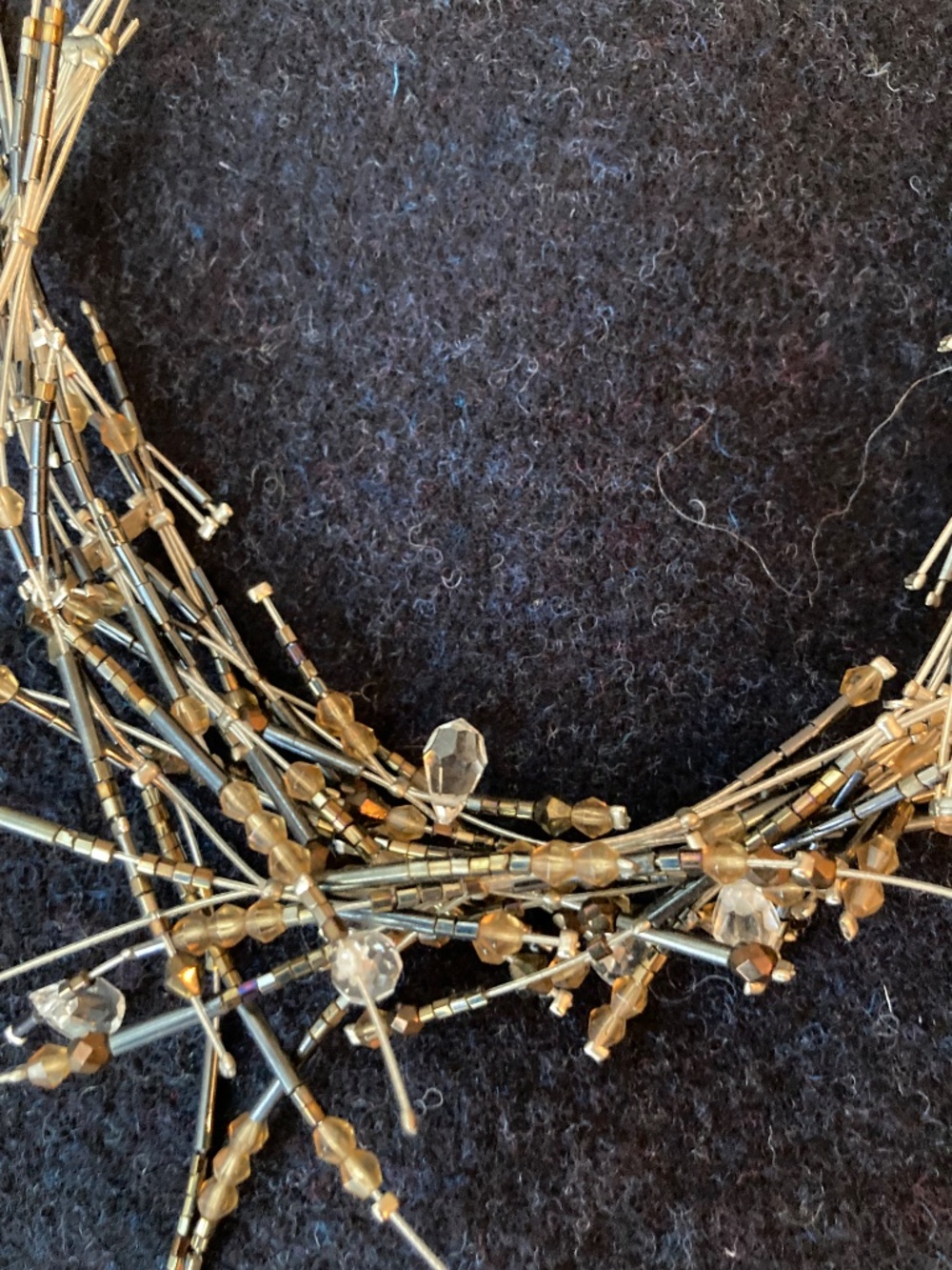 Asymmetrical Statement Necklace - Picture 4 of 4